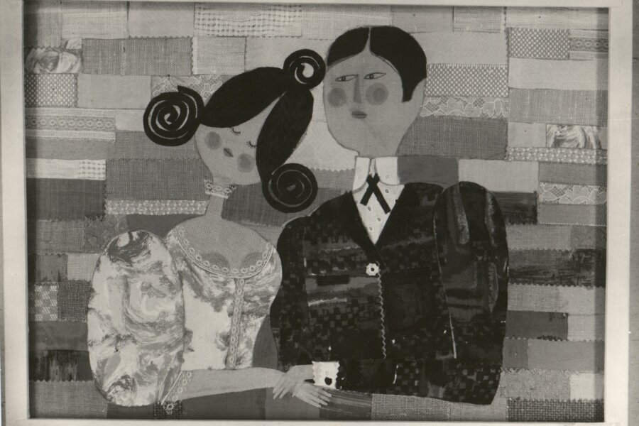 Kornelie Němečková – „Z babiččina alba“ – text. Koláž, 1967